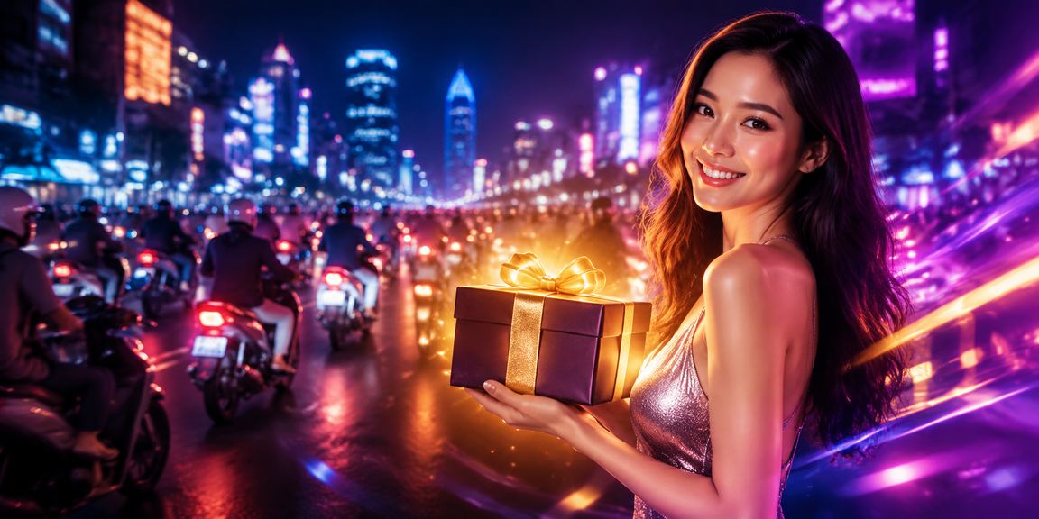 Không khí giải trí casino sôi động về đêm tại Thành phố Hồ Chí Minh với ánh đèn neon rực rỡ